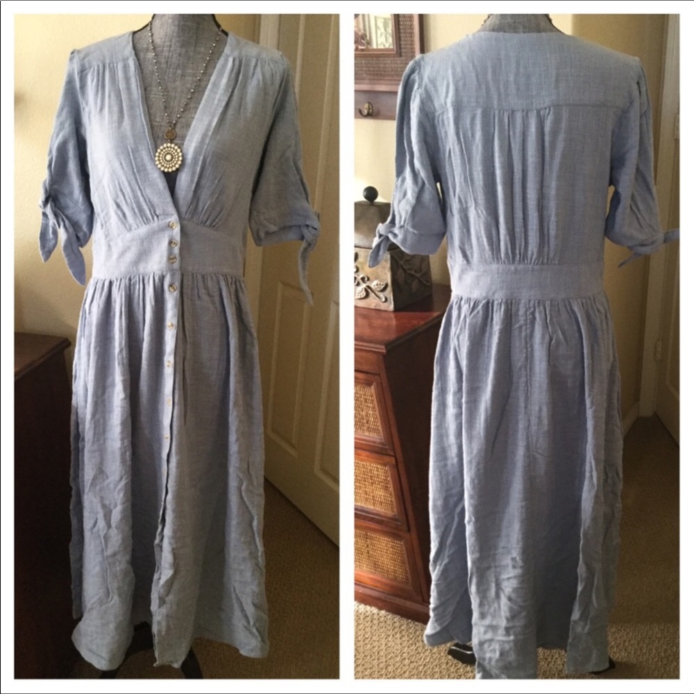 Free People Love Of My Life Midi Dress. NWT. - Picture 4 of 8